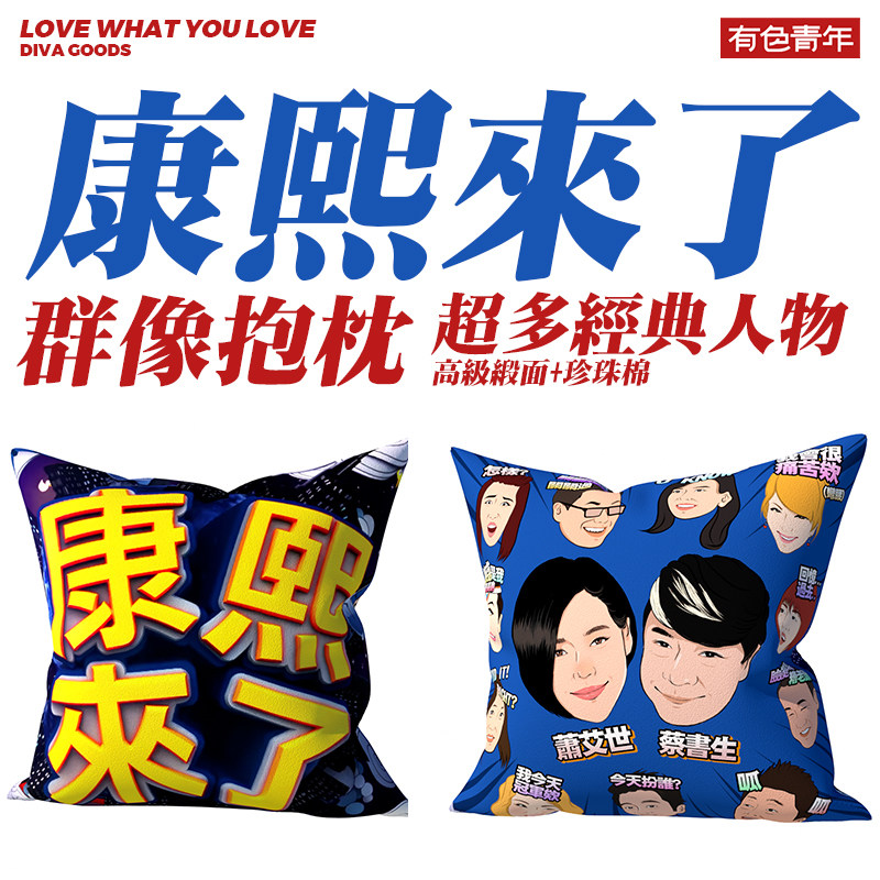康熙来了小S蔡康永徐熙娣周边粉丝抱枕靠托特包枕创意礼物