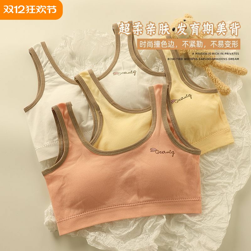 内衣女固定杯防震学生文胸2025新