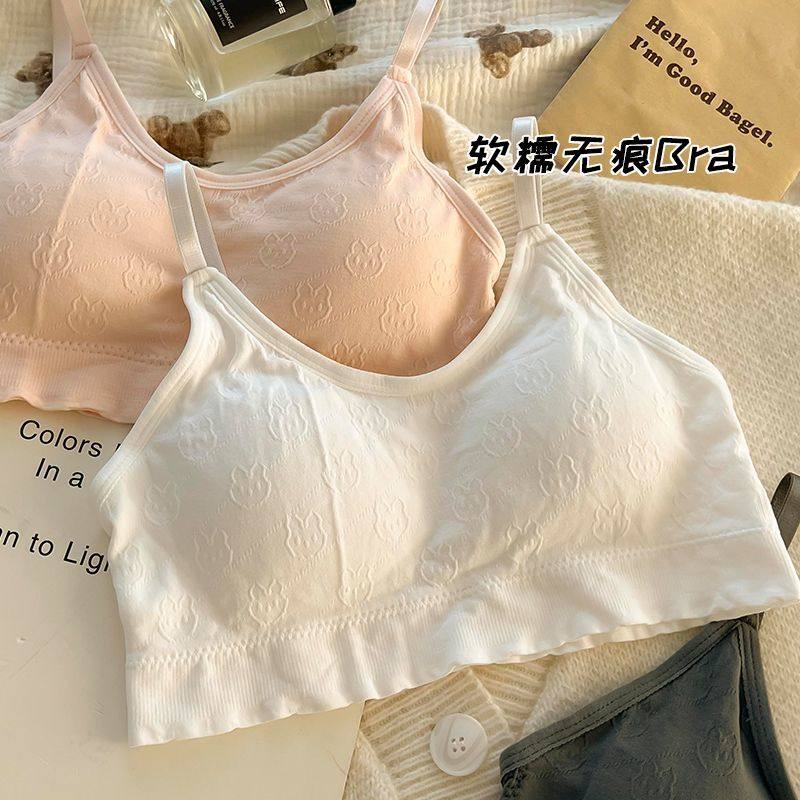 学生内衣女固定杯可爱少女文胸秋