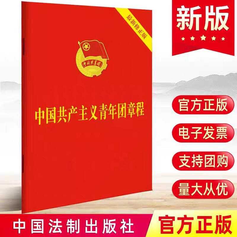 2025年适用团章最新版64开口袋本 中国共产主义青年团章程团委团员团的组织制度经费团旗团徽团歌团员证书籍 - 实物图