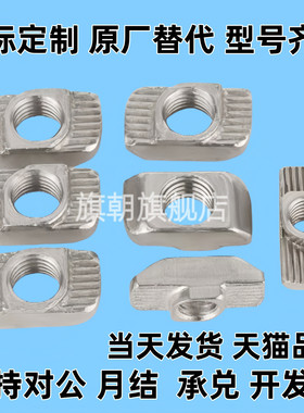 AHC21/22/23-408-M4/5/6 欧标40系列 槽宽8.2型 T型螺母