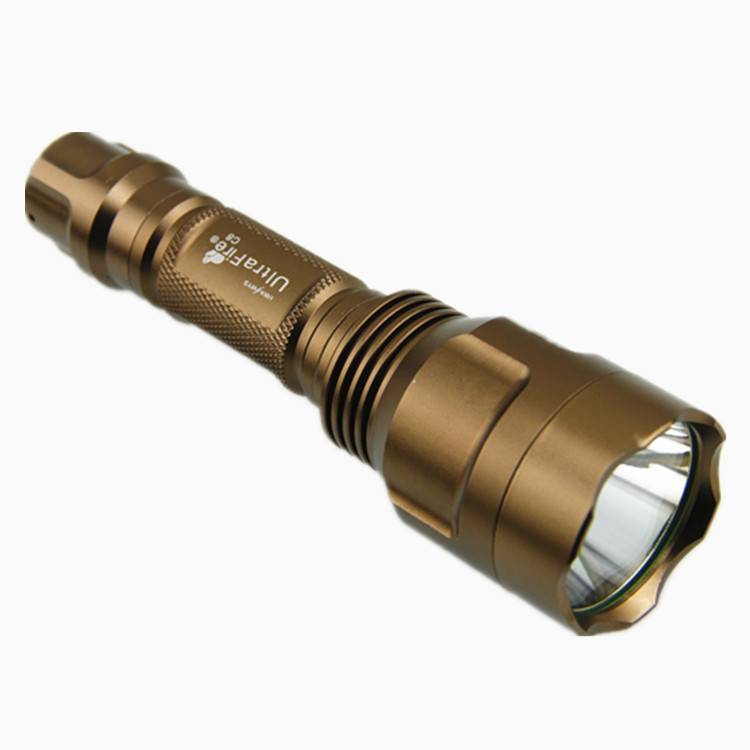 C8T6 LED铝合金强光手电筒 LED充电电筒 防水远射充电手电筒