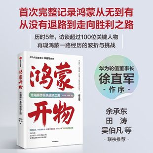 IT史华为企业管理成功励志书籍 奋斗史shou次完整记录从无到有从没有退路到走向胜利之路研发创新 鸿蒙开物 还原鸿蒙