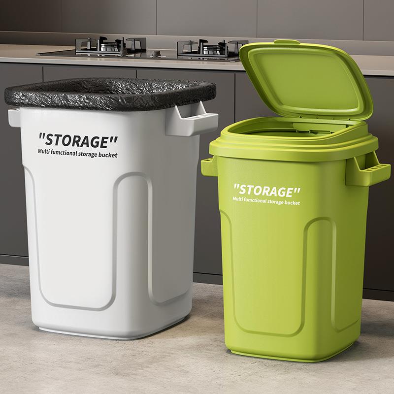 Kitchen garbage bin household living room garbage bin big