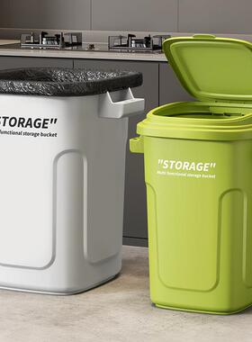 Kitchen garbage bin household living room garbage bin big
