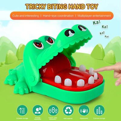 Crocodile Teeth Dentist Game Portable Funny Gags Toy Tableto