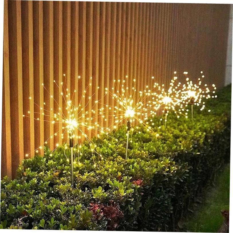 Solar Outdoor Light 90/120/150 LED Solar Fireworks Lights Ga