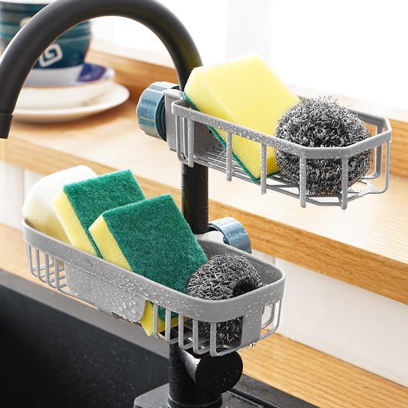 Kitchen Accessories Sink Drain Rack Storage Faucet Holder