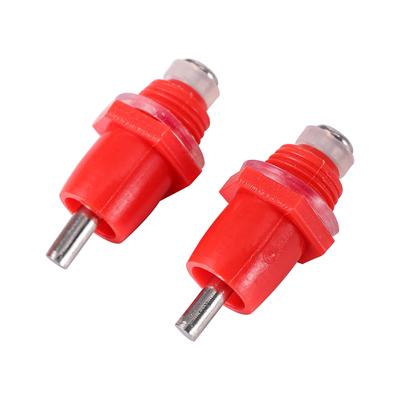 10 Pcs High Quality Spring Type Chicken Red Nipples Drinking