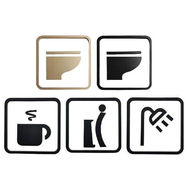 Door Sign Home Wall Art Decor Easy to Install Identification