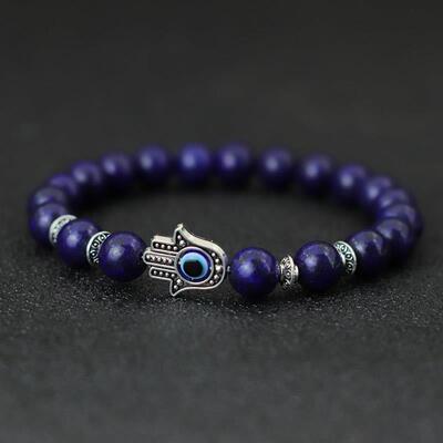 Turkey Evil Eyes Bracelet For Men Women Gothic Fatima Hand