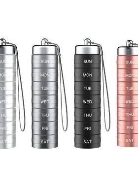 Weekly Pill Box Organiser Sealed Pill Container for Sports