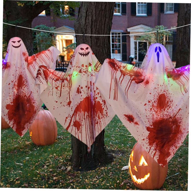 Zong Hong Halloween Horror Glow with Blood Ghost Hanging Gho