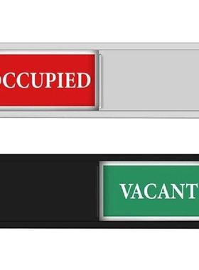 Bathroom Toilet Signs Occupied/Vacant Door Signs Vacant or