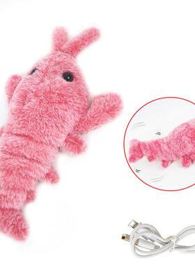 Electric Jumping Cat toy Shrimp Moving Simulation Lobster El