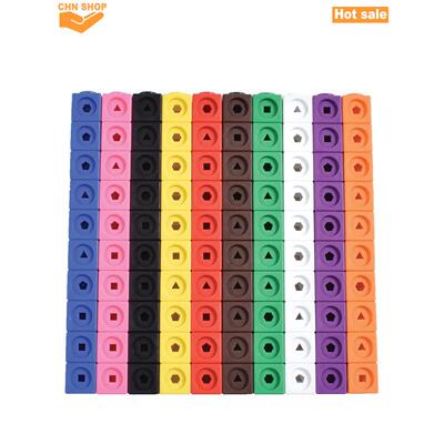 100pcs Numberblocks Multilink Linking Counting Cubes Snap