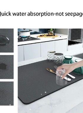 Kitchen Absorbent Pad Draining Mat Anti-splashing