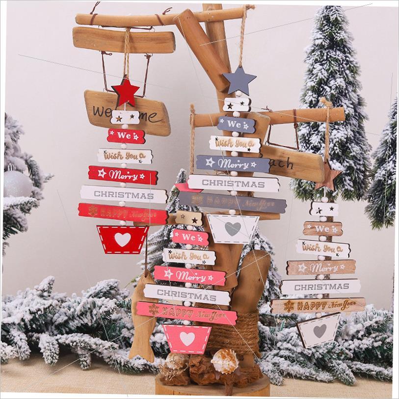 Christmas tree wooden ornaments Christmas tree ornaments