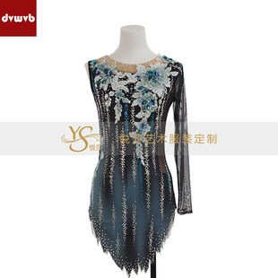 艺术体操服现代舞比赛技巧服啦啦操表演服定制儿童成人女款T195