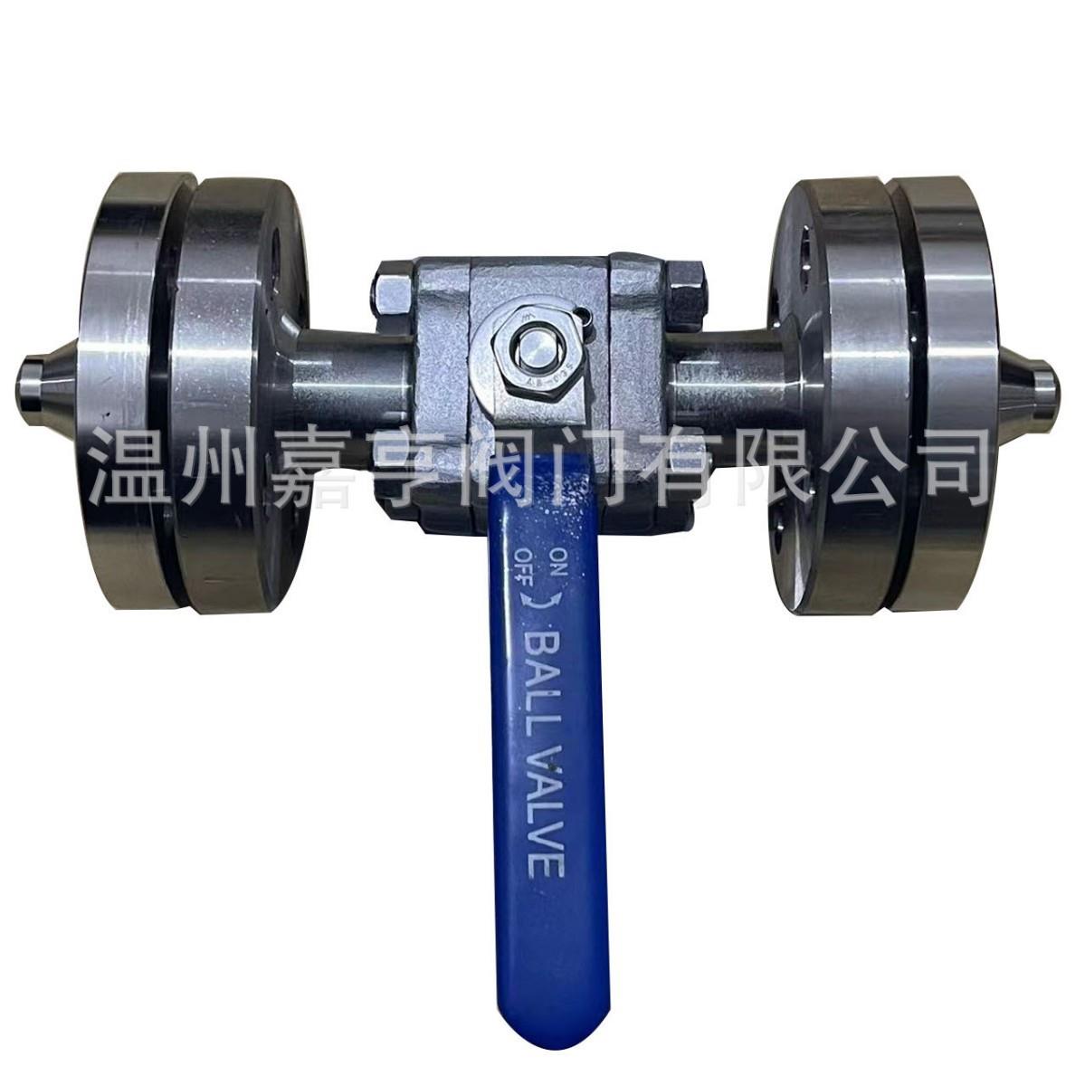 法兰高压球阀三片锻钢球阀配套法兰成套球阀高温高压球阀全通径球