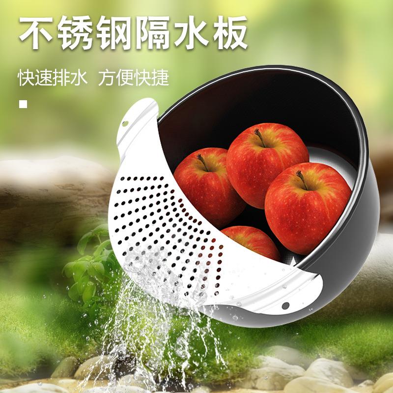 新实用果蔬滤水器厨房沥水器隔渣板滤水器洗菜过滤器厨房辅助工具