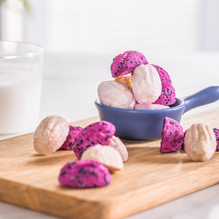 冻干椰香水果脆香浓的椰肉与水果碰撞出不同的新口感冻干水果块