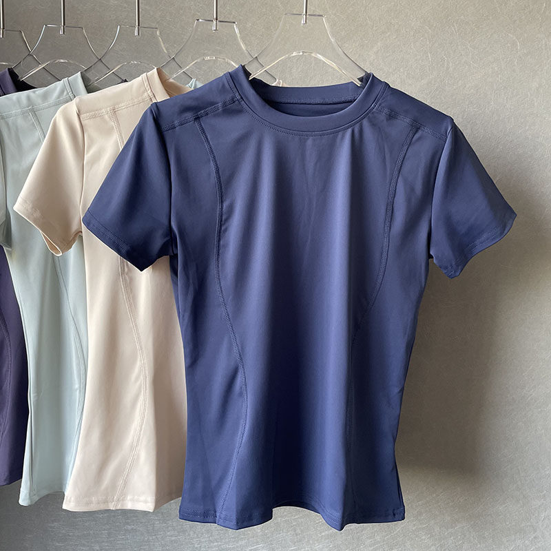 瑜伽服女春夏薄款速干上衣跑步健身衣运动紧身大码短袖内搭T恤女,运动服/休闲服装,运动T恤,淘宝优惠券,粉丝福利购,淘宝优惠卷