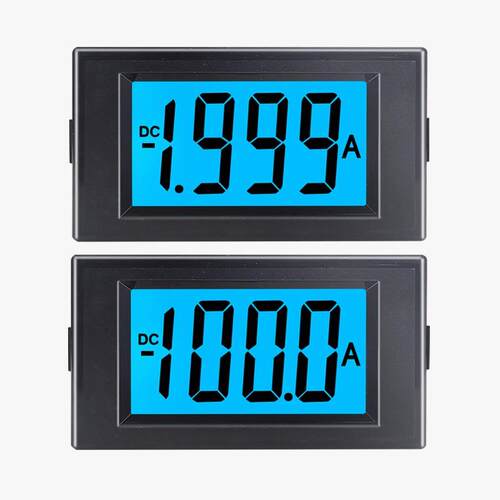 DC10A50A100A200A 75mV直流数显电流表199.9毫安2A直通表头D69-50