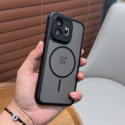 适用一加15T手机壳1+15磁吸肤感磨砂oneplus15软边散热防摔保护壳