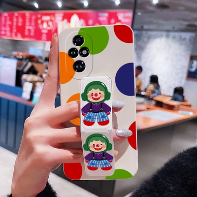 荣耀300手机壳磁吸皮革支架防摔