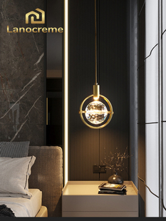 Lanocreme斯堪 纳维亚无障碍豪华全铜水晶吊灯豪华卧室入口吊灯