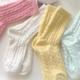 保暖加绒加厚仿貂绒中筒秋冬袜子女糖果色ins地板袜毛绒睡眠袜