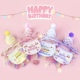 宠物小狗小猫生日装 扮猫咪狗狗生日围兜帽子数字蜡烛头饰蕾丝针织