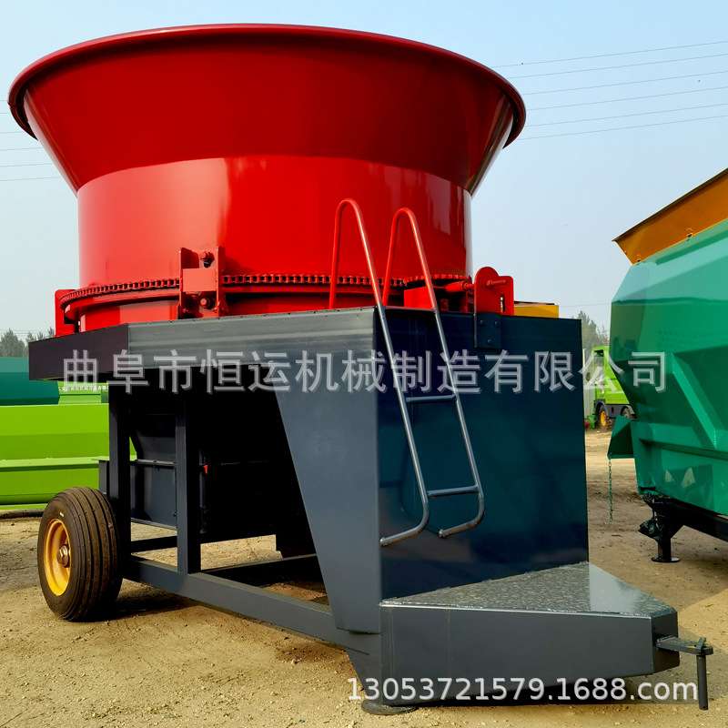 圆盘粉碎机 饲草捆破碎旋切机 麦草苜蓿草大型破捆机