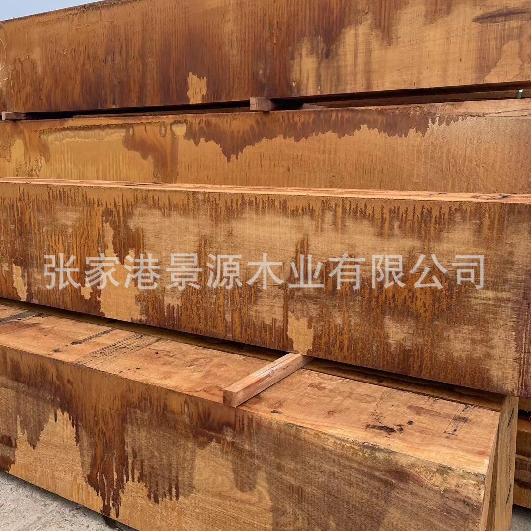 菠萝格园林古建户外防腐地板园林景观古建龙骨方料防腐木扶手栏杆