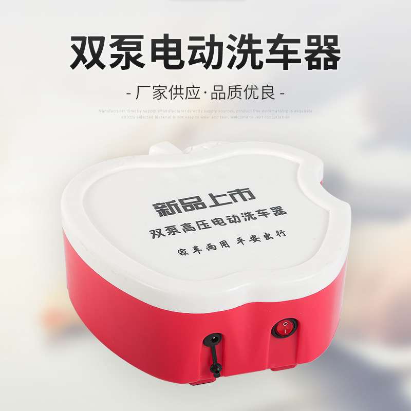 车之源12v双泵电动洗车器车载便携式高压洗车器家车两用刷车器