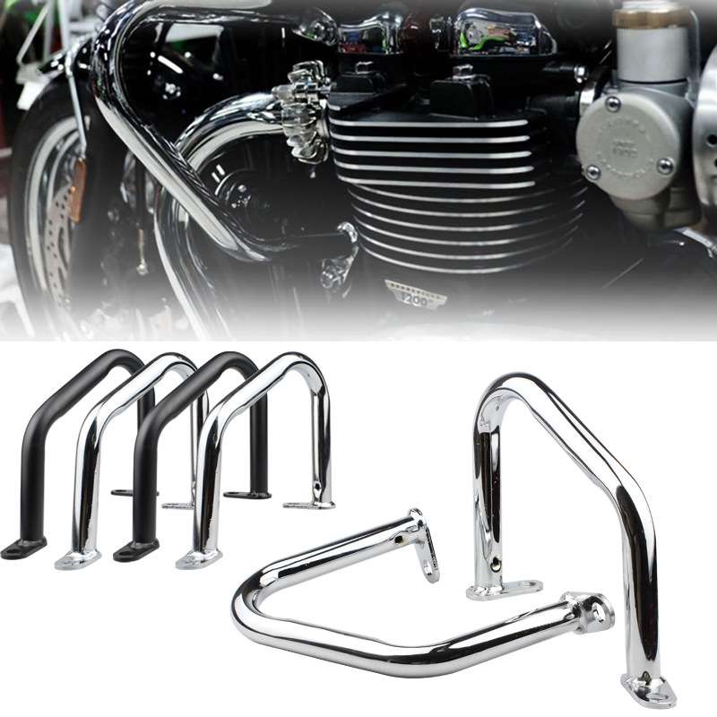 凯旋 Street Twin Bobber T100 T120 改装发动机防摔保险杠 护杠