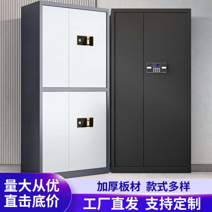 钢制保密柜电子指纹密码锁文件资料柜财务凭证档案柜办公室保密柜