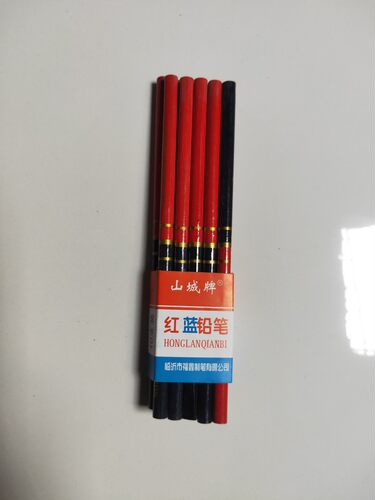 小红蓝木工铅笔批发小红蓝铅笔木工铅笔木工记号笔划线铅笔
