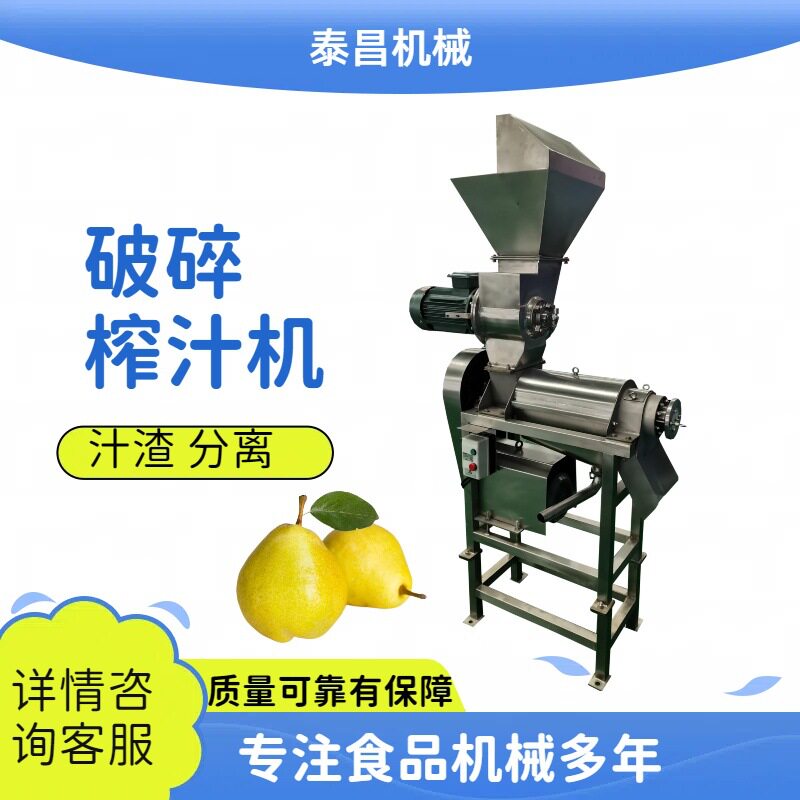 全自动西瓜破碎榨汁机多功能凤梨榨汁设备大型胡萝卜汁加工机器