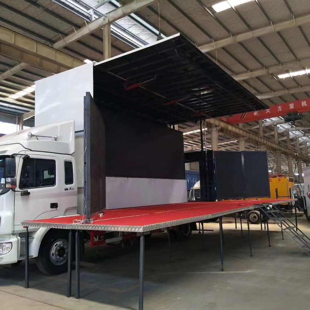 多媒体视频播放广告车 流动舞台宣传车 LED彩屏车 程力 质保三年