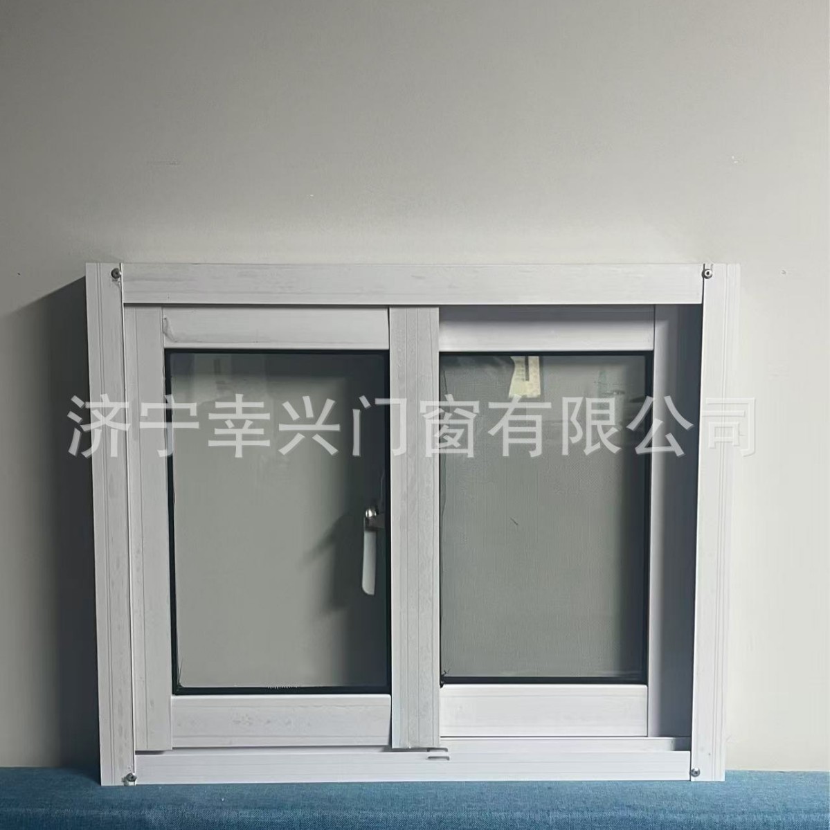 白色铝合金窗户带密封毛条农村自建房用通风窗厕所窗厨房用推拉窗