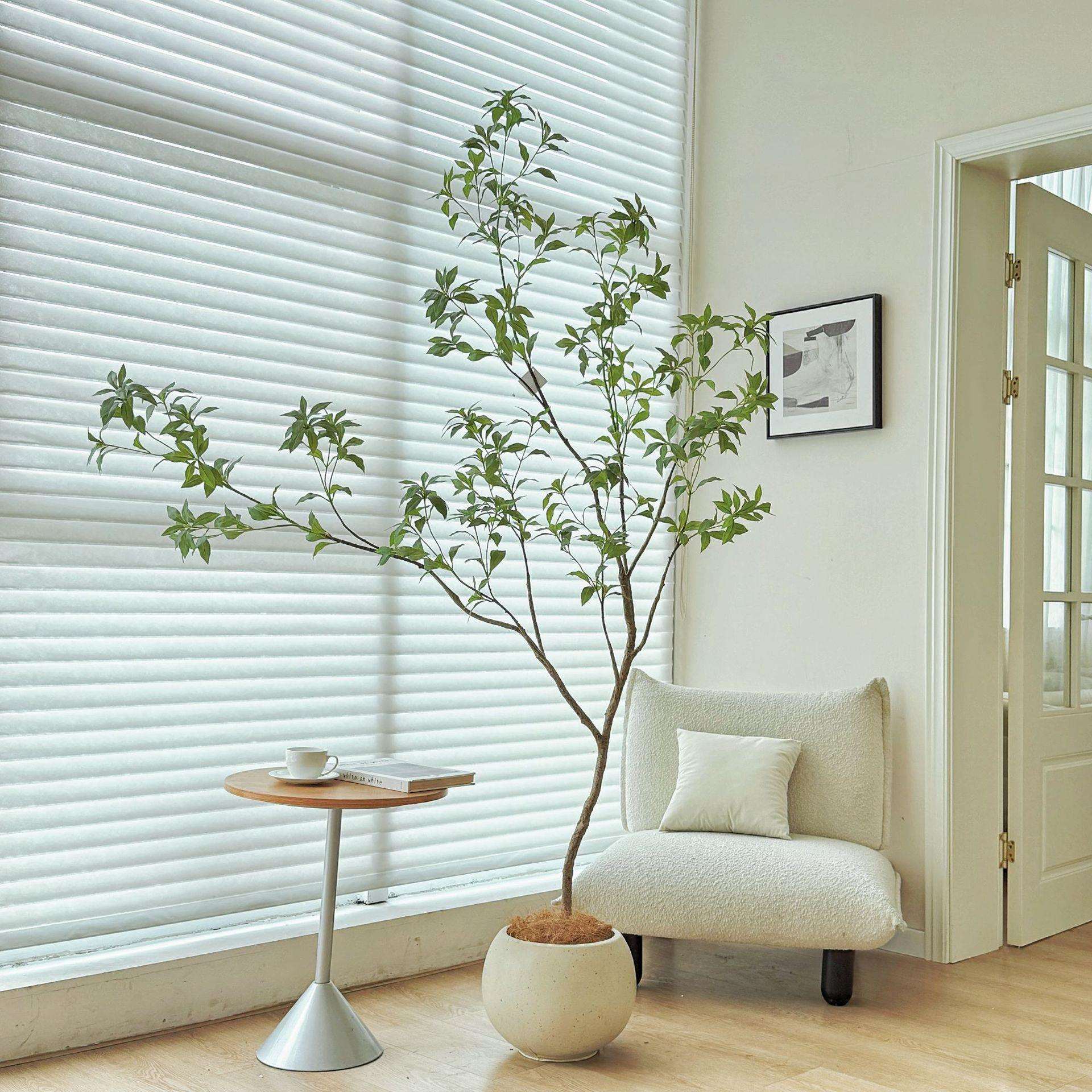 楼夏家大型落地仿真马醉木假绿植树室内客厅装饰摆件高档仿生植物