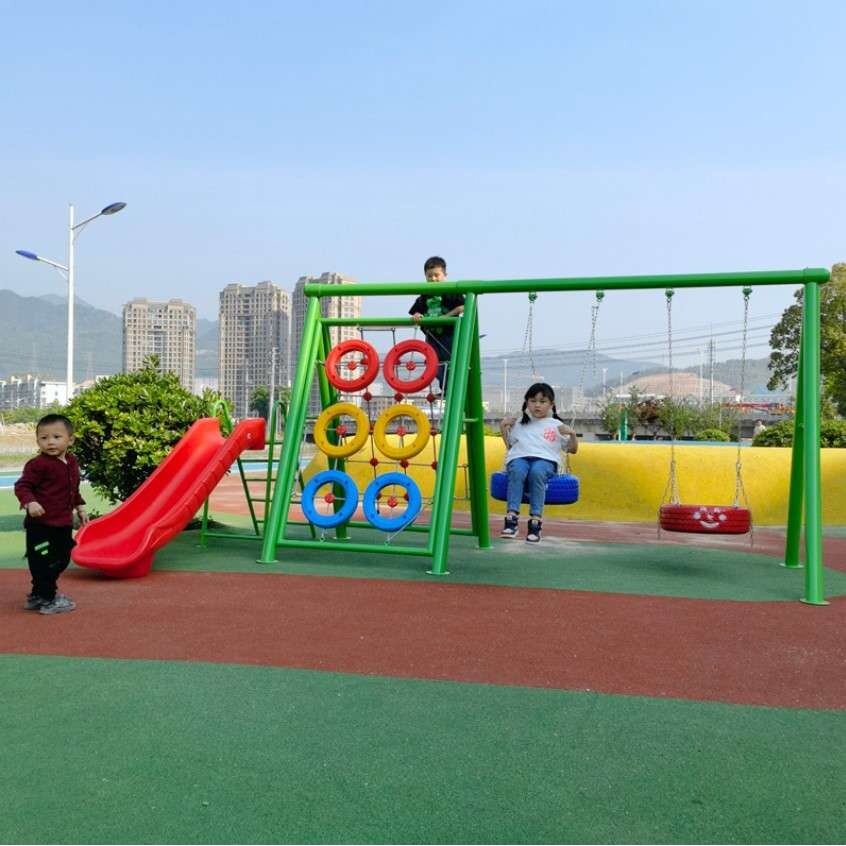 幼儿园户外秋千儿童吊椅组合大型铁艺荡秋千玩具小区公园游乐设备