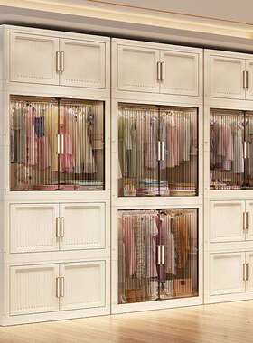 Fls折叠免安装收纳柜宝宝衣柜卧室婴儿衣服收纳儿童小衣橱家用整