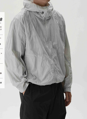 AWT25SS 冲孔分割设计 UPF50+防紫外线皮肤衣 日常通勤轻薄防晒服