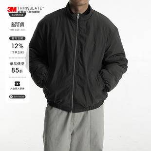AWT秋冬 基础分割立领棉服外套男女 3M新雪丽保暖材质