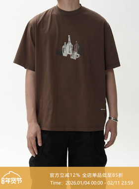 AWT25SS  器皿版画印花 索罗娜宽松TEE