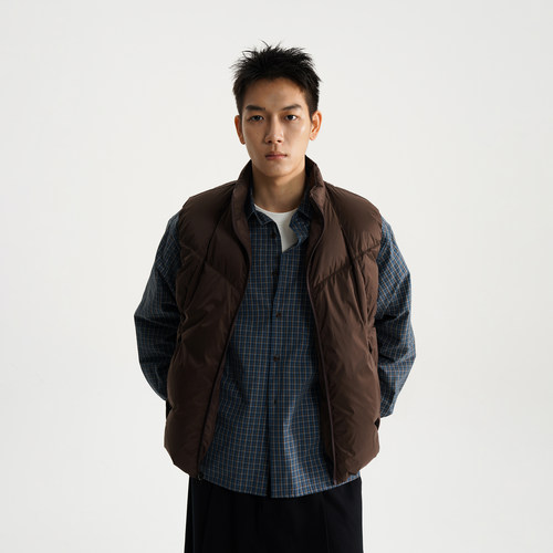 90白鸭绒分割设计羽绒马甲