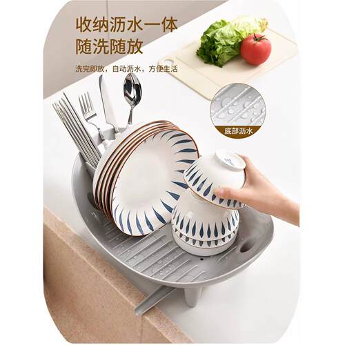 沥水碗盘架碗碟收纳架家用厨房